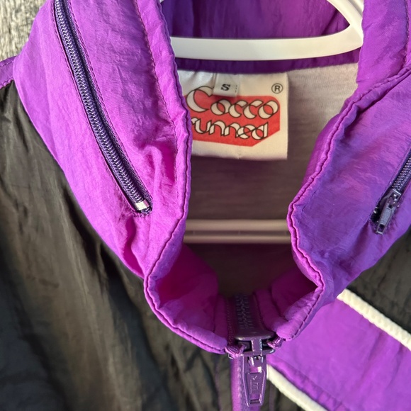 Women's Vintage Cocco Light Weight Zipper Jacket Hideaway Hood &Zip Away Sleeves - Picture 3 of 3